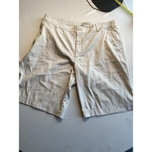 Nike Golf Shorts Mens 36 Tour Performance Dri-Fit Khaki Beige Flat Front 36